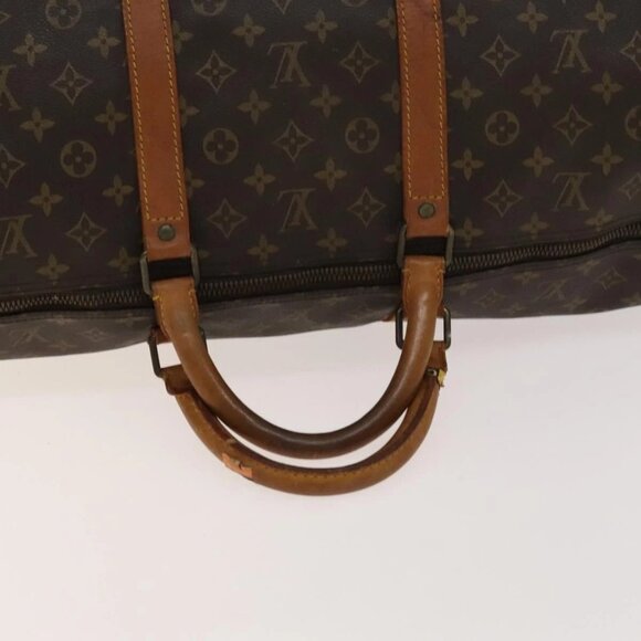 LOUIS VUITTON Monogram Keepall 60 Boston Bag M41422 LV Auth bs28846 - Picture 8 of 16